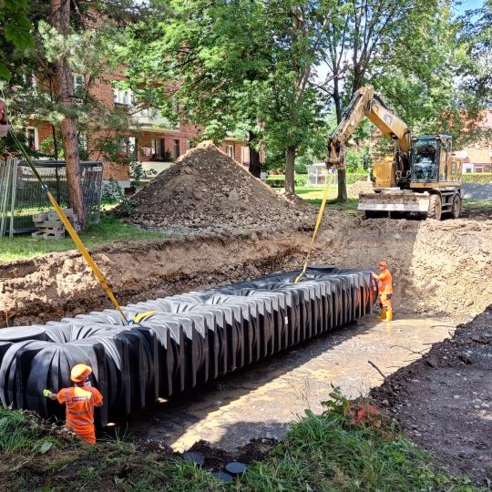 Vodozádržné práce 1